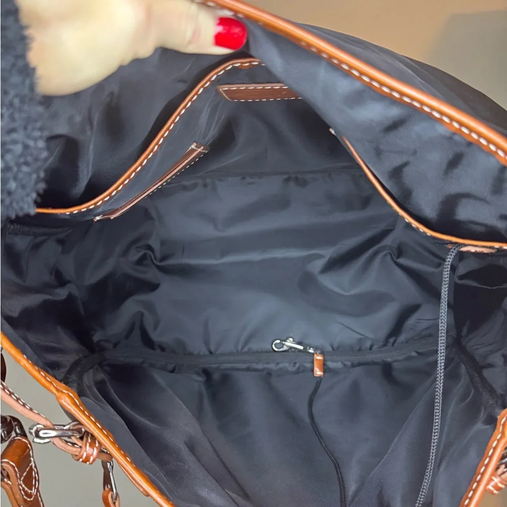 Mulholland Brown Leather Satchel‎ Crossbody Messenger Bag